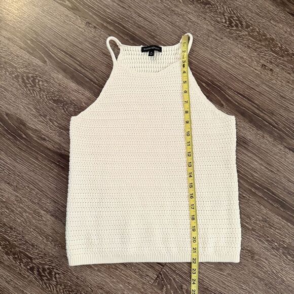Banana Republic Cream High Neck Crochet Tank - Picture 3 of 6